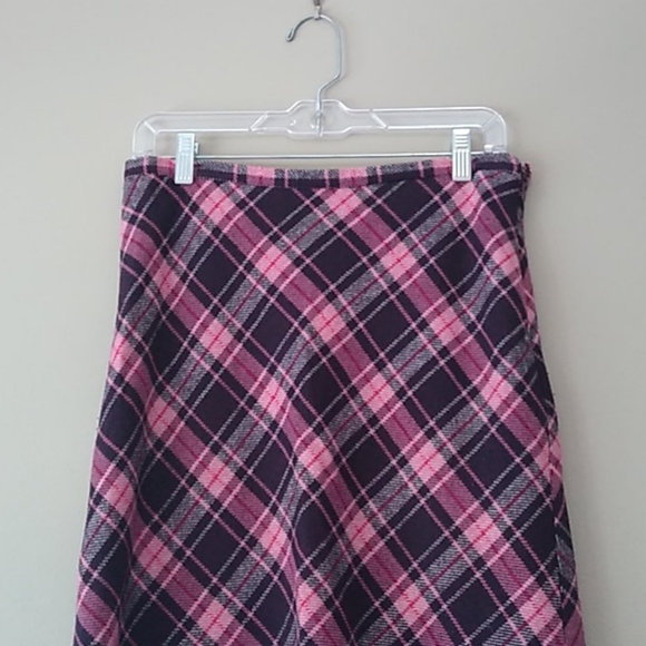 Britches pink bias cut wool skirt size 6 NWOT - Picture 2 of 10